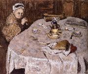 Edouard Vuillard Vial wife's breakfast oil painting